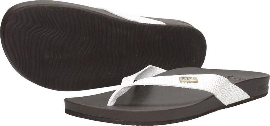 Reef Cushion Court Teenslippers Zomer slippers Dames Wit - Foto 9
