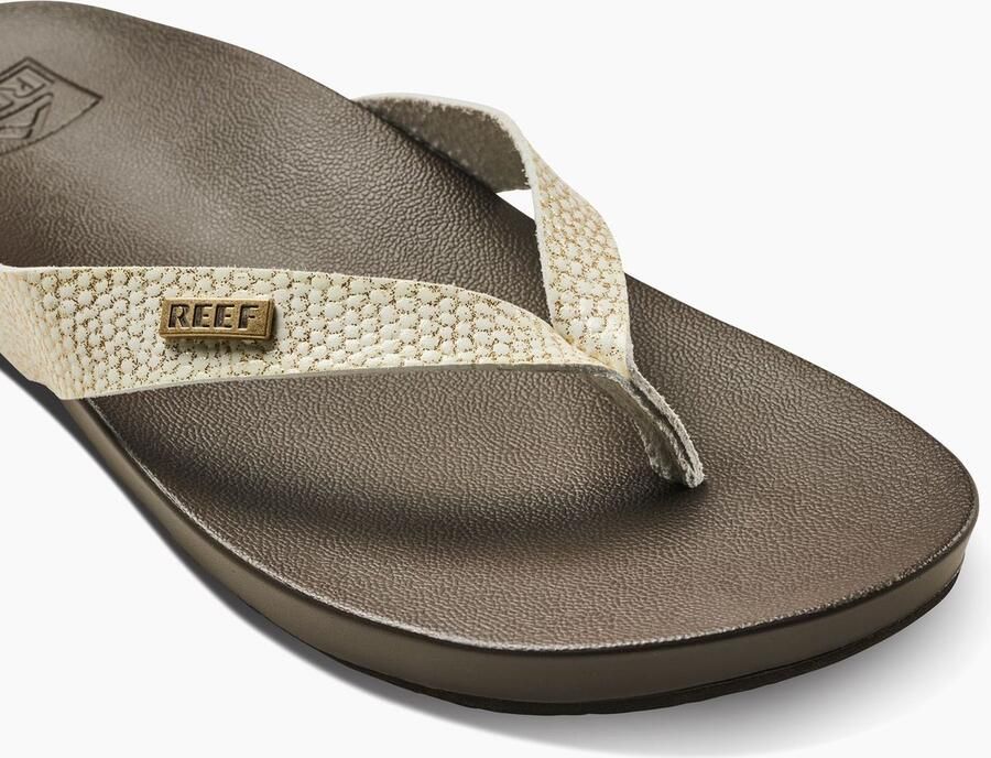 Reef Cushion Court Teenslippers Zomer slippers Dames Wit - Foto 6