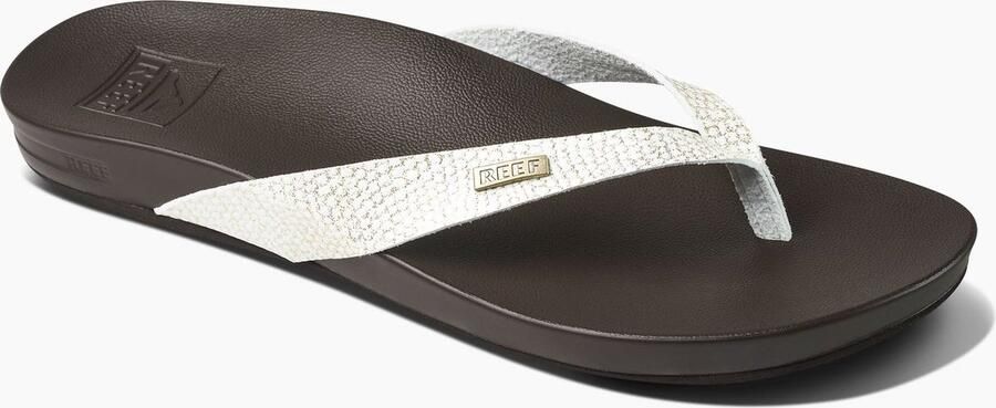 Reef Cushion Court Teenslippers Zomer slippers Dames Wit - Foto 10