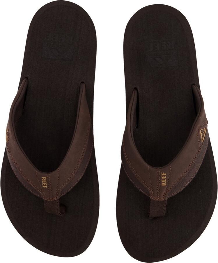 Bruin Tinten Cushion Teenslippers Zomer slippers Heren Bruin - Foto 4