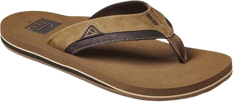 Bruin Tinten Cushion Teenslippers Zomer slippers Heren Cognac - Foto 3