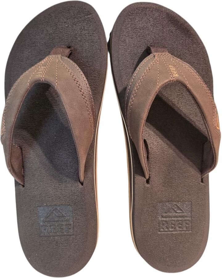 Bruin Tinten Cushion Teenslippers Zomer slippers Heren Bruin - Foto 3