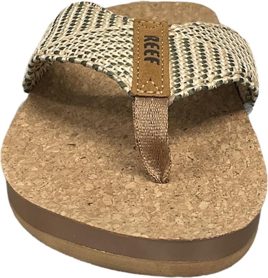 Reef Cushion Strand Teenslippers Zomer slippers Dames Groen - Foto 3