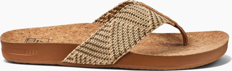 Reef Cushion Strand Teenslippers Zomer slippers Dames Groen - Foto 13
