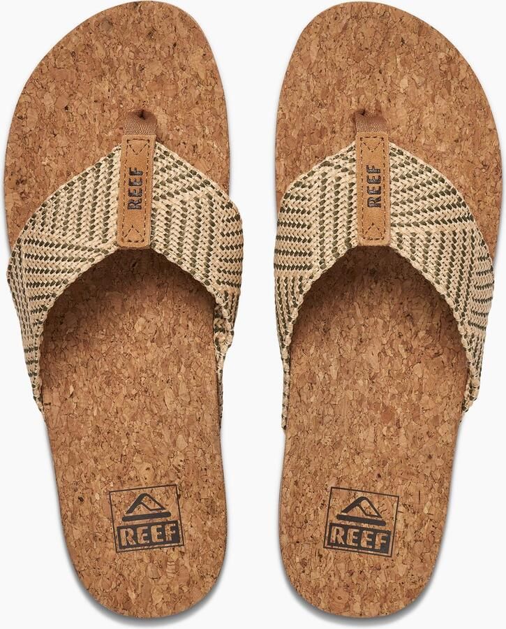 Reef Cushion Strand Teenslippers Zomer slippers Dames Groen - Foto 8