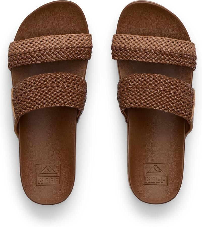 Reef CUSHION VISTA HI Dames Slippers Bruin Lichtbruin