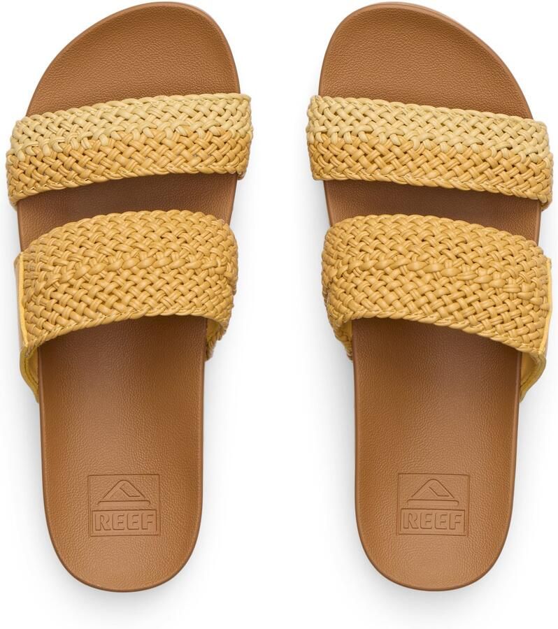 Reef CUSHION VISTA HI Dames Slippers yellow duo