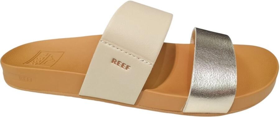 Reef Cushion Vista Vintage Gold Dames Slippers Goud