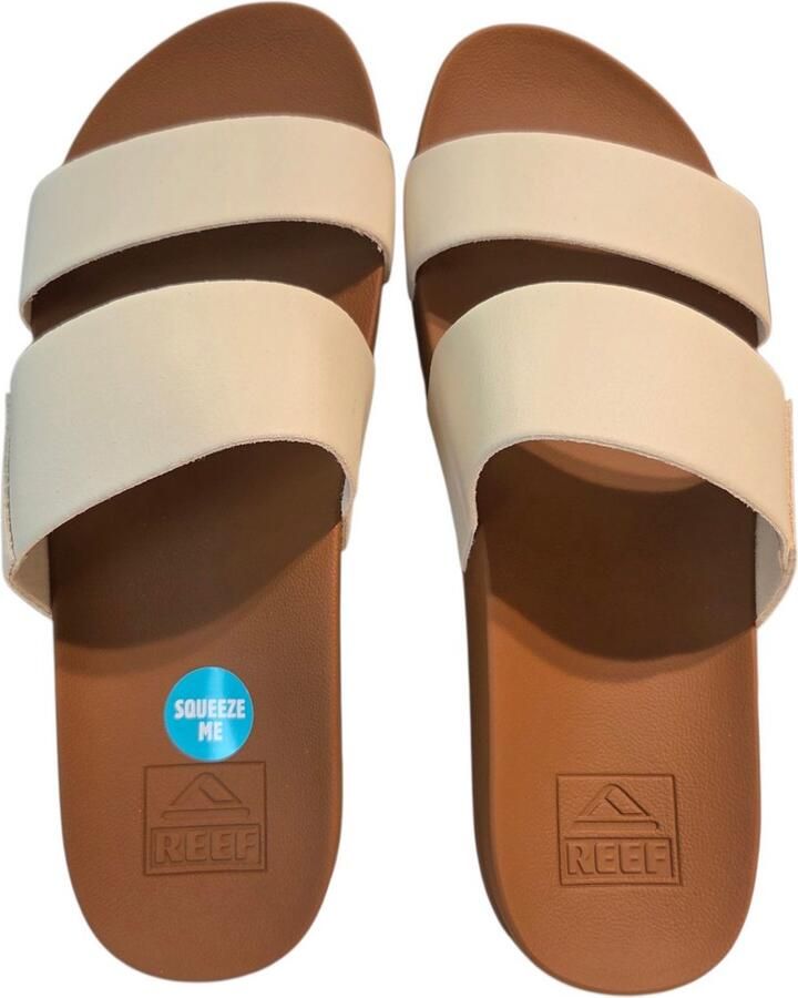 Reef Cushion Vista Vintage Slippers Synthetisch Gebroken Wit Dames Gebroken Wit