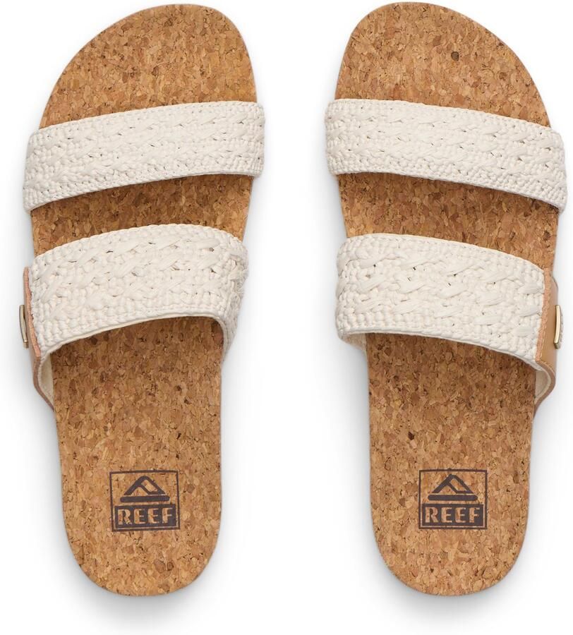 Reef Cushion vista slipper 2band off white Kleur Off white)