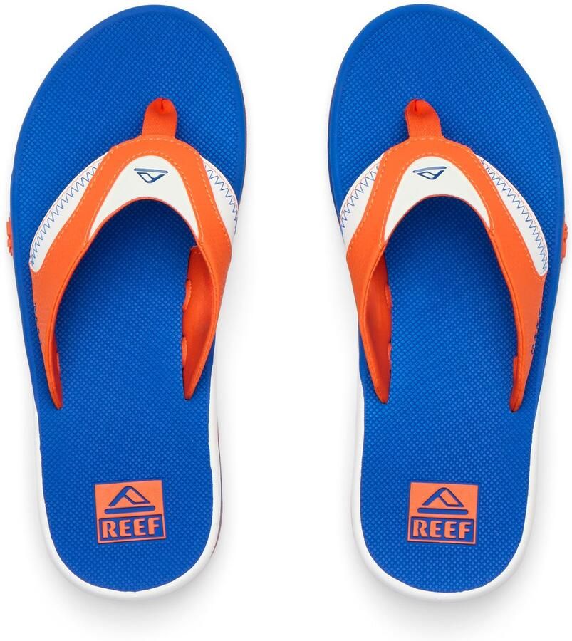 Reef FANNING PREGAME Heren Slippers Oranje Blauw