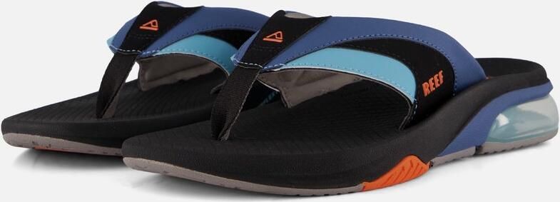 Reef FANNING Heren Slippers Blauw Zwart Oranje - Foto 2