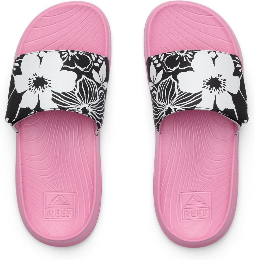 Reef G KIDS SALTY SLIDE Meisjes Slippers Zwart Roze