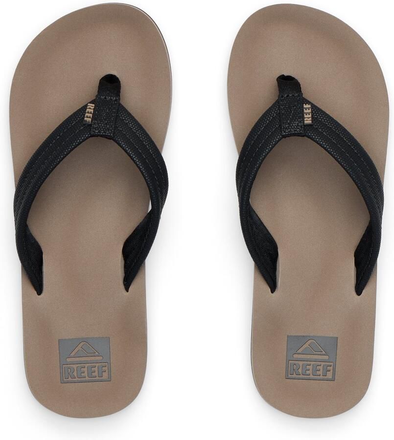 Reef KIDS AHI Slippers Zwart Lichtbruin