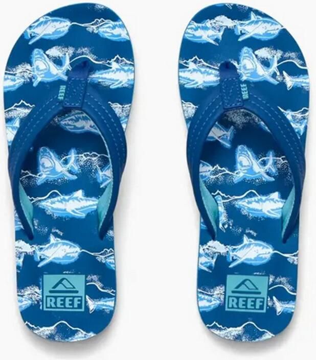 Reef Kid's Little Ahi Sandalen maat 9K blauw