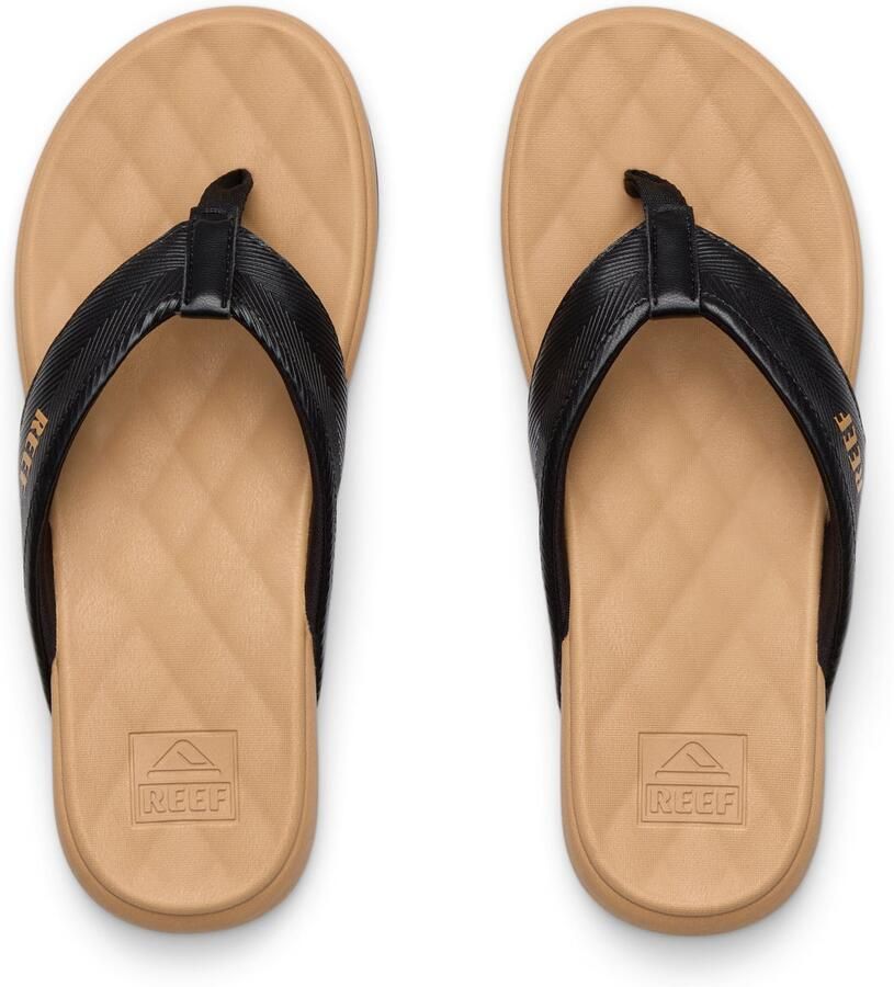 Reef KIDS CUSHION HARMONY Meisjes Slippers Zwart Lichtbruin