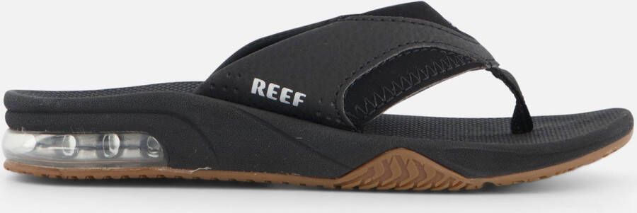 Reef Kids Fanning Jongens Slippers Zwart - Foto 2