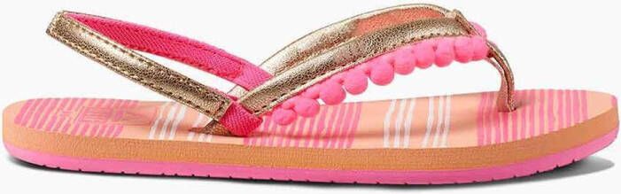 Reef Kids Little Pom Roze Slippers - Foto 4