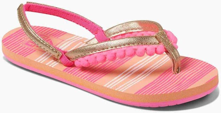 Reef Kids Little Pom Roze Slippers - Foto 2