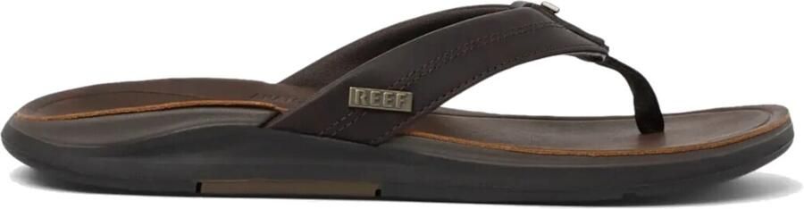 Reef Leather Offshore Heren Teenslippers Cj8554 Kleur Bruin