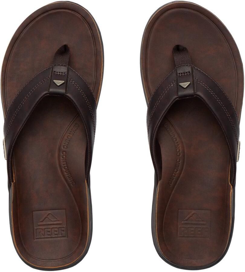 Reef leather offshore in de kleur bruin