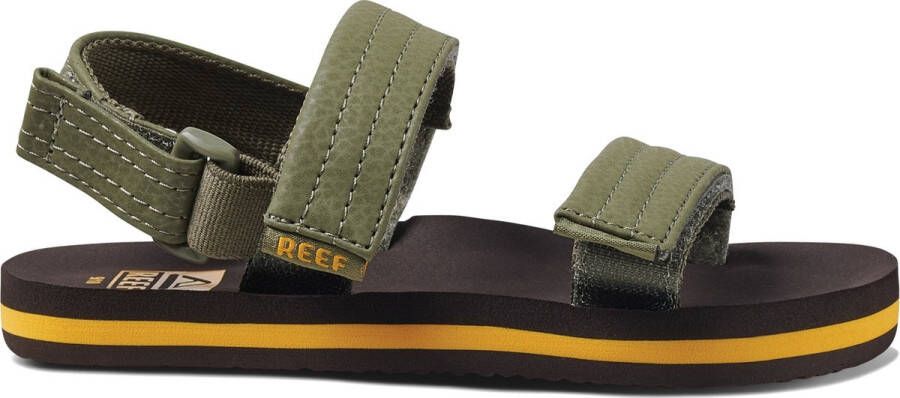Reef Boy's Little Ahi Convertible Sandalen maat 11K 12K olijfgroen zwart - Foto 7