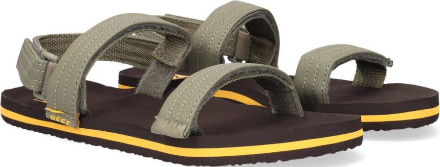 Reef Boy's Little Ahi Convertible Sandalen maat 11K 12K olijfgroen zwart - Foto 11