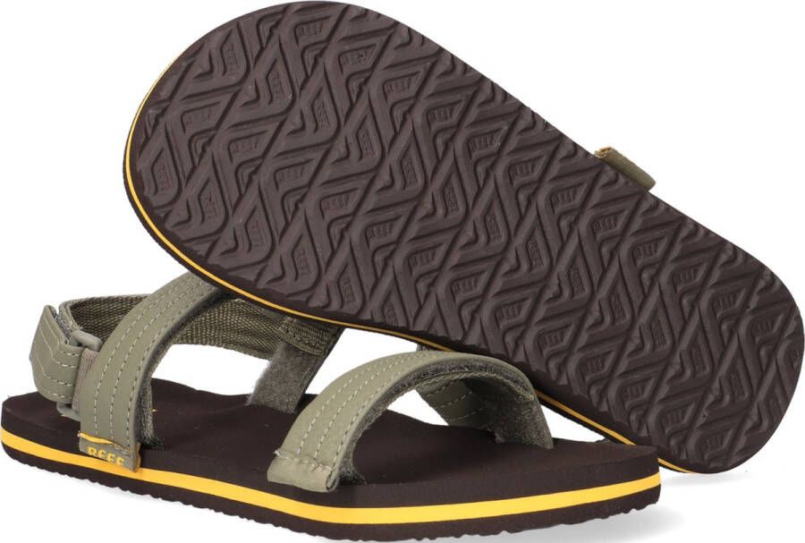 Reef Boy's Little Ahi Convertible Sandalen maat 11K 12K olijfgroen zwart - Foto 3