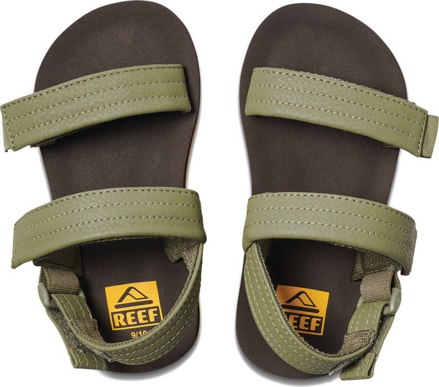 Reef Boy's Little Ahi Convertible Sandalen maat 11K 12K olijfgroen zwart