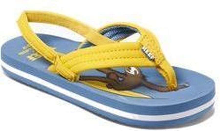 Reef Slippers Jonas Claesson Lil Ahi Surfing Sloth Blauw ) - Foto 3