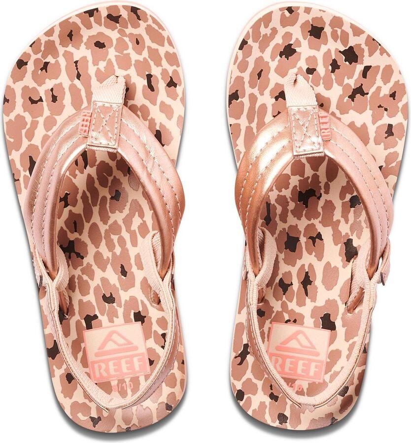 Reef Slippers Little Ahi Cheetah RF002199CEE Roze 28 29 - Foto 3