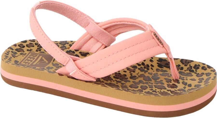 Reef teenslipper Ahi Meisjes luipaard print bruin roze - Foto 2