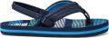 Reef Kids Ahi teenslippers met hielbandje donkerblauw Textiel 22 - Donkerblauw