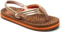 Reef Kids Ahi Wild teenslippers met hielbandje bruin goud Meisjes EVA 22 - Bruin