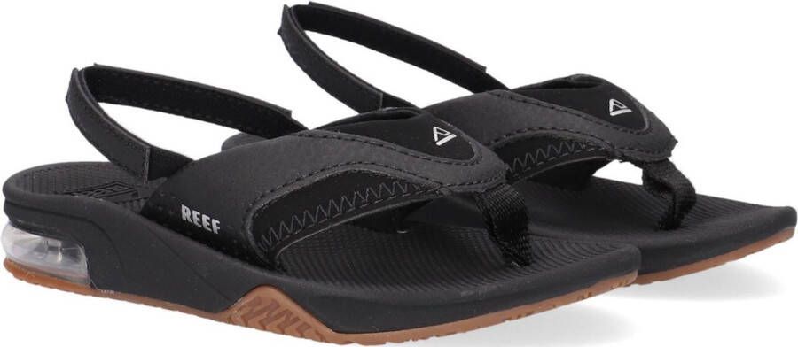 Reef Kid's Little Fanning Sandalen maat 11K 12K zwart - Foto 9