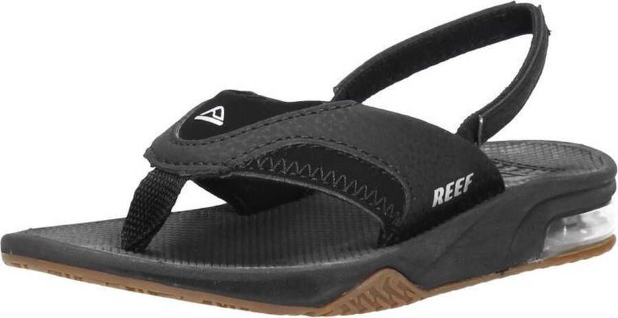 Reef Kid's Little Fanning Sandalen maat 11K 12K zwart - Foto 6