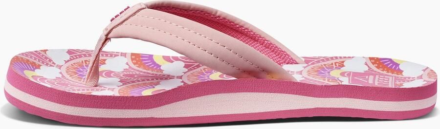 Reef Kids Ahi Unisex Slippers Rainbows And Clouds - Foto 9