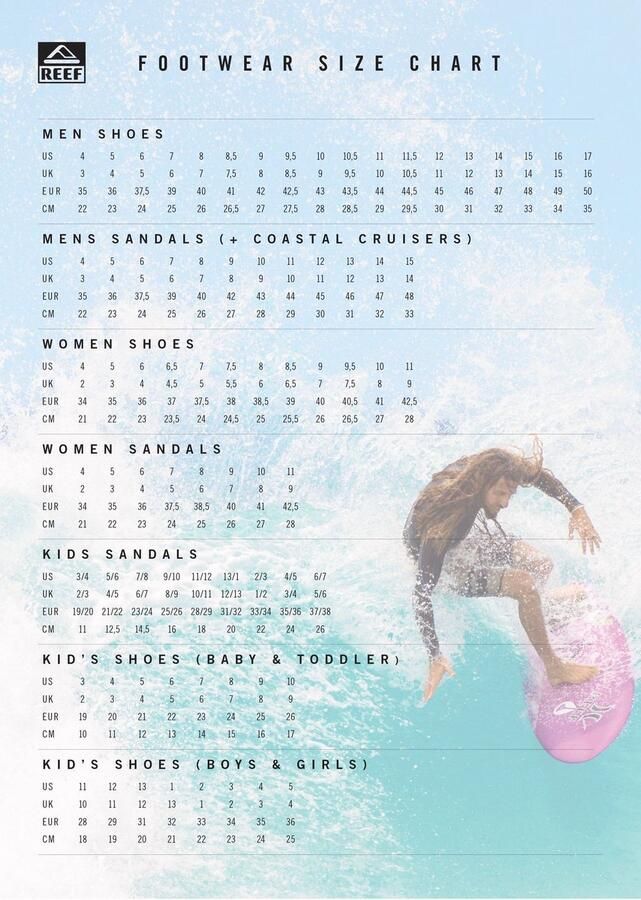 Reef Kids Ahi Unisex Slippers Rainbows And Clouds - Foto 2