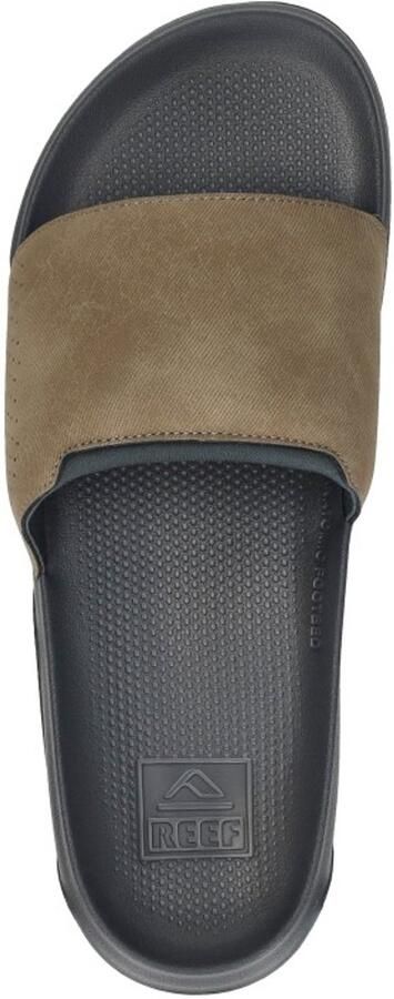 Reef Tailslide Grey Tan Slippers Grijs Bruin Textiel Heren- Grijs Bruin - Foto 2