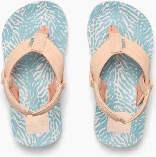 Reef teenslipper Ahi Meisjes peachblue animal Blauw Roze
