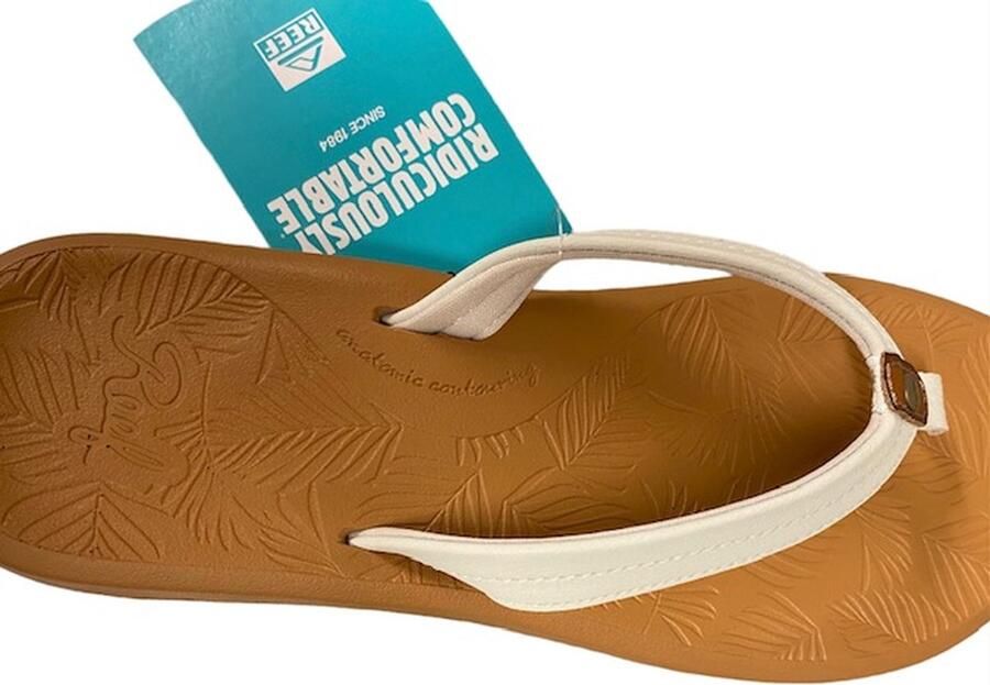 Reef Tides White-badslipper-slipper voetbed- slipper - Foto 3