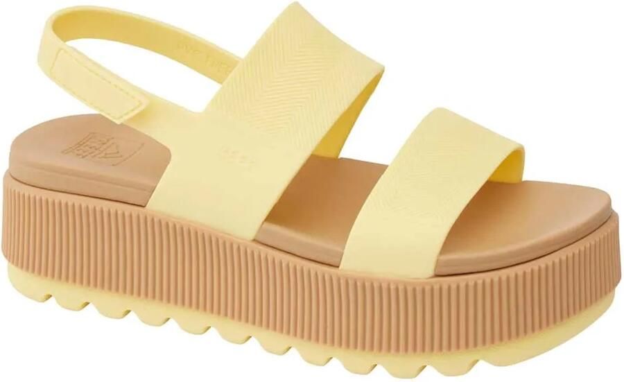 Reef Water Vista Higher Platform Sandalen Geel 1 2 Vrouw