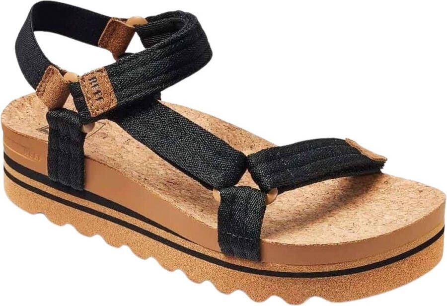 Reef Cushion Rem High Sandalen Zwart Vrouw