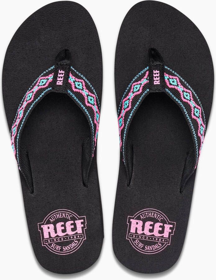 Reef Sandy Hi Dames Slippers Zwart