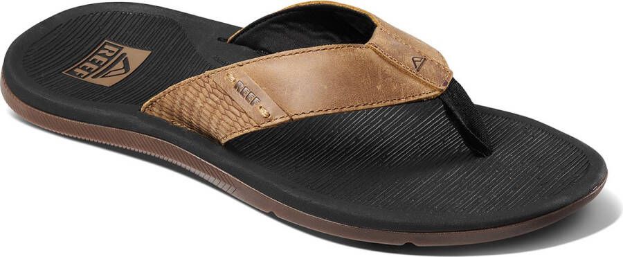 Reef Santa Ana Teenslippers Le Black And Tan