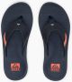 Reef SANTA ANA NAVY WHITE ORANGE Heren Slippers navy white orange - Thumbnail 1