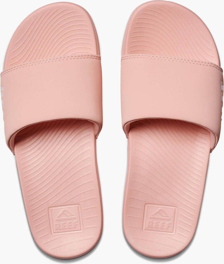 Reef Women's One Slide Sandalen roze