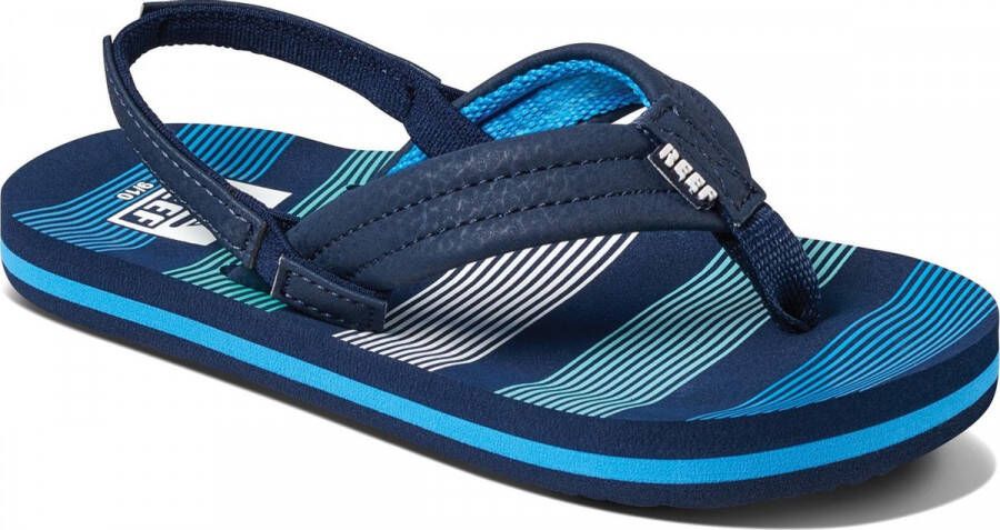 Reef Little Ahi Deep Sea Stripes sandalen blauw EVA 28 29