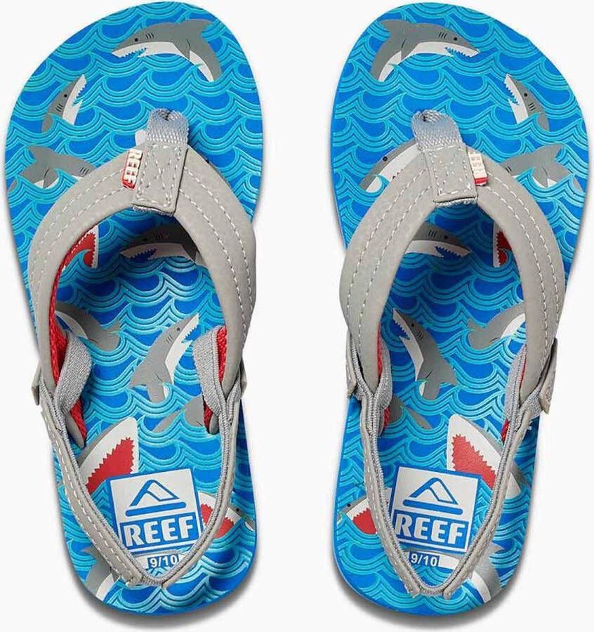 Reef Slippers Little Ahi Blauw )