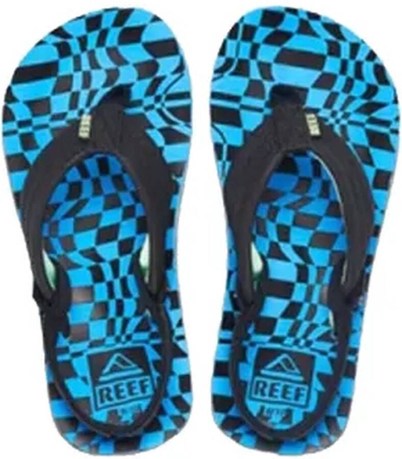 Reef Slippers Little Ahi Swell Checkers
